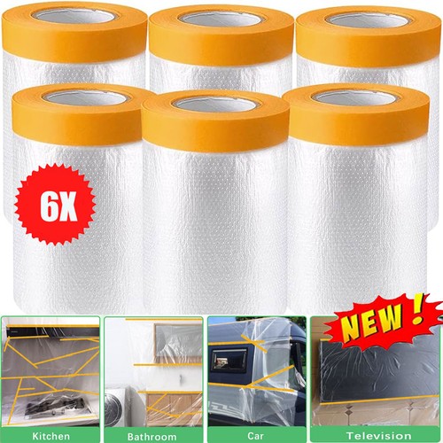 20m pre taped masking film - 20m,