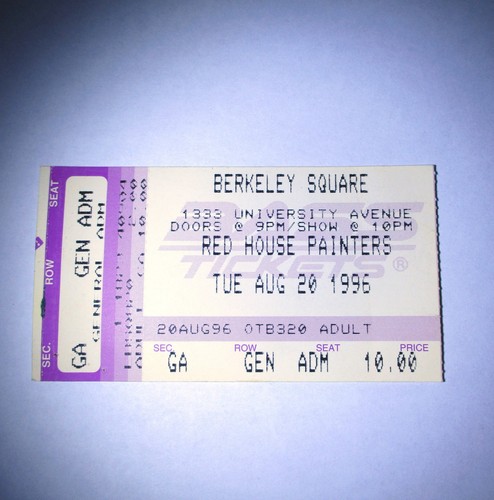 Ticket stub red - red, house